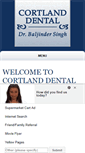 Mobile Screenshot of cortlanddental.com